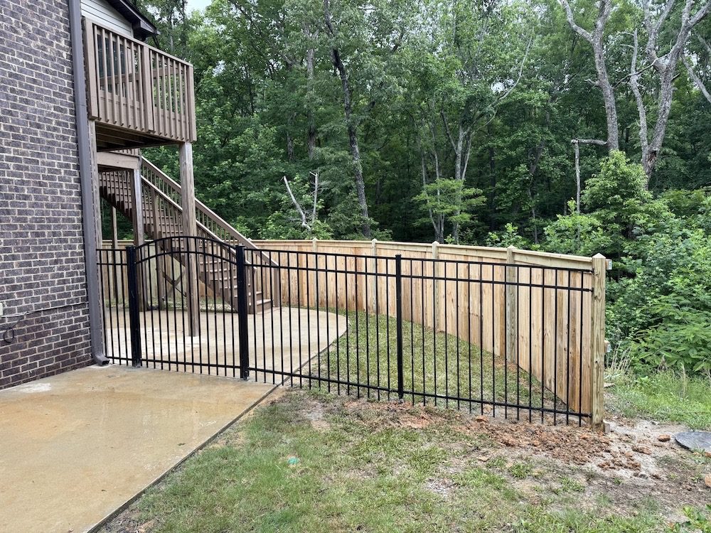 Metal Fences — fence contractor Birmingham, AL Metal Fences installed by Masters Fence Co in Birmingham, AL
