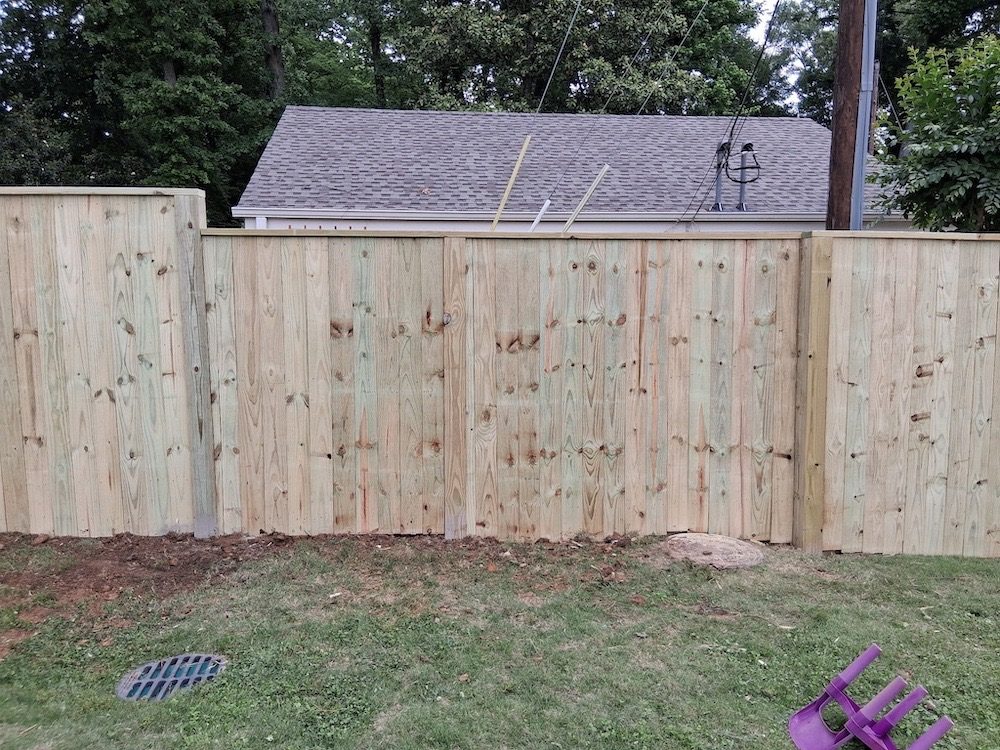 Wood Privacy Fences — fence contractor Birmingham, AL Wood Privacy Fences installed by Masters Fence Co in Birmingham, AL